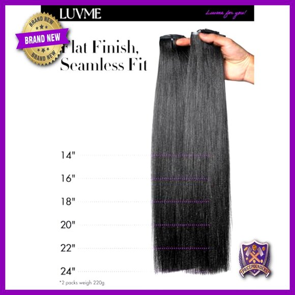 Seamless Clip-In Hair Extensions 18 Inch 220g 12Pcs Real Human Hair main image 4